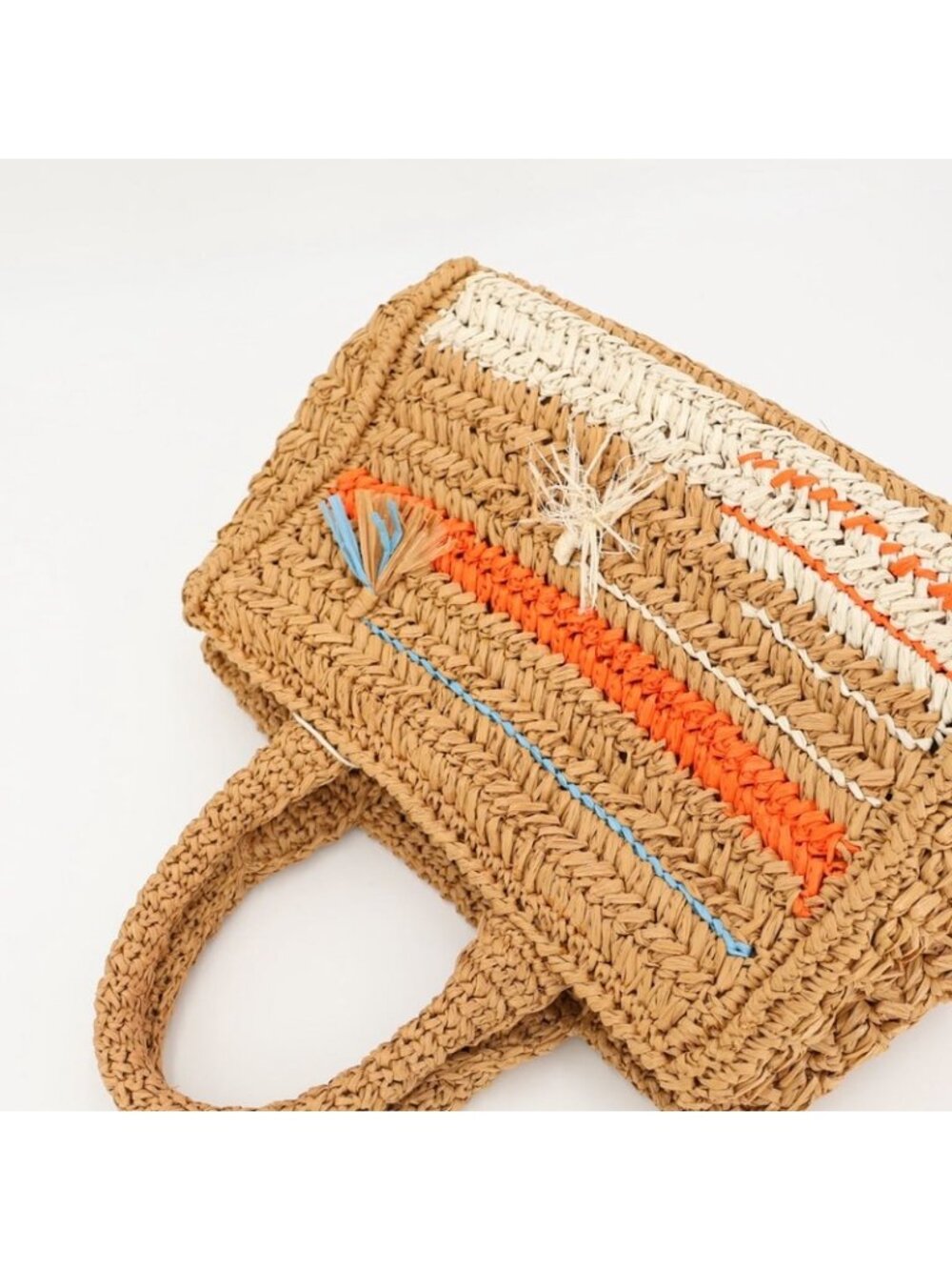 Prada Copy Raffia Basket Tote - Picture 3 of 9